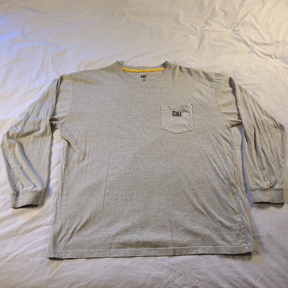 Caterpillar Other - CAT Caterpillar INC Long Sleeve Shirt Men's 2XL Gray